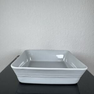 Mason Cash Square Ribbed Baking Dish 10x10” Gray